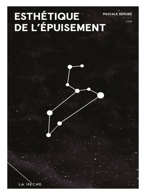cover image of Esthétique de l'épuisement